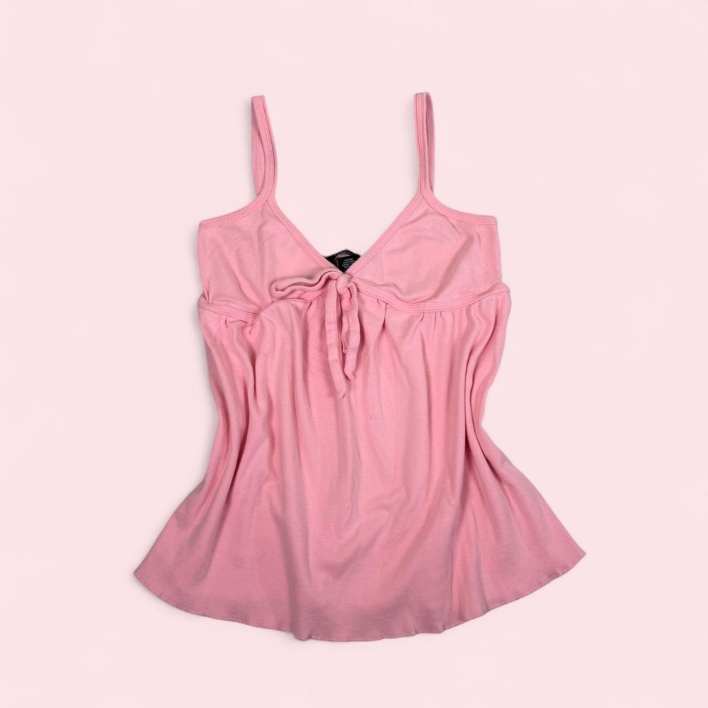 Vintage y2k Moda Intl pink babydoll fairy coquette indie tank top
